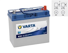 VARTA BLUE dynamic 45Ah P+ asia